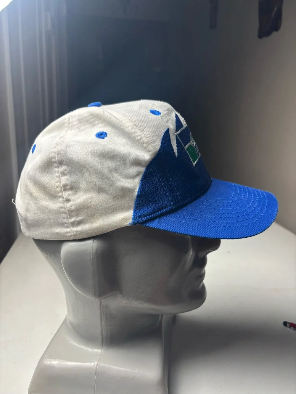 Vintage 90’s Logo 7 NFL Seattle Seahawks Sharktooth Snapback Hat Rare